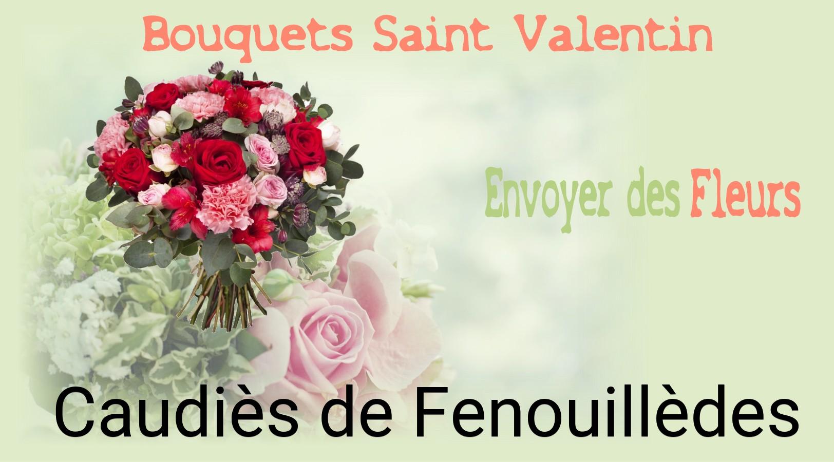 Roses de Saint-Valentin livrées à Caudiès-de-Fenouillèdes